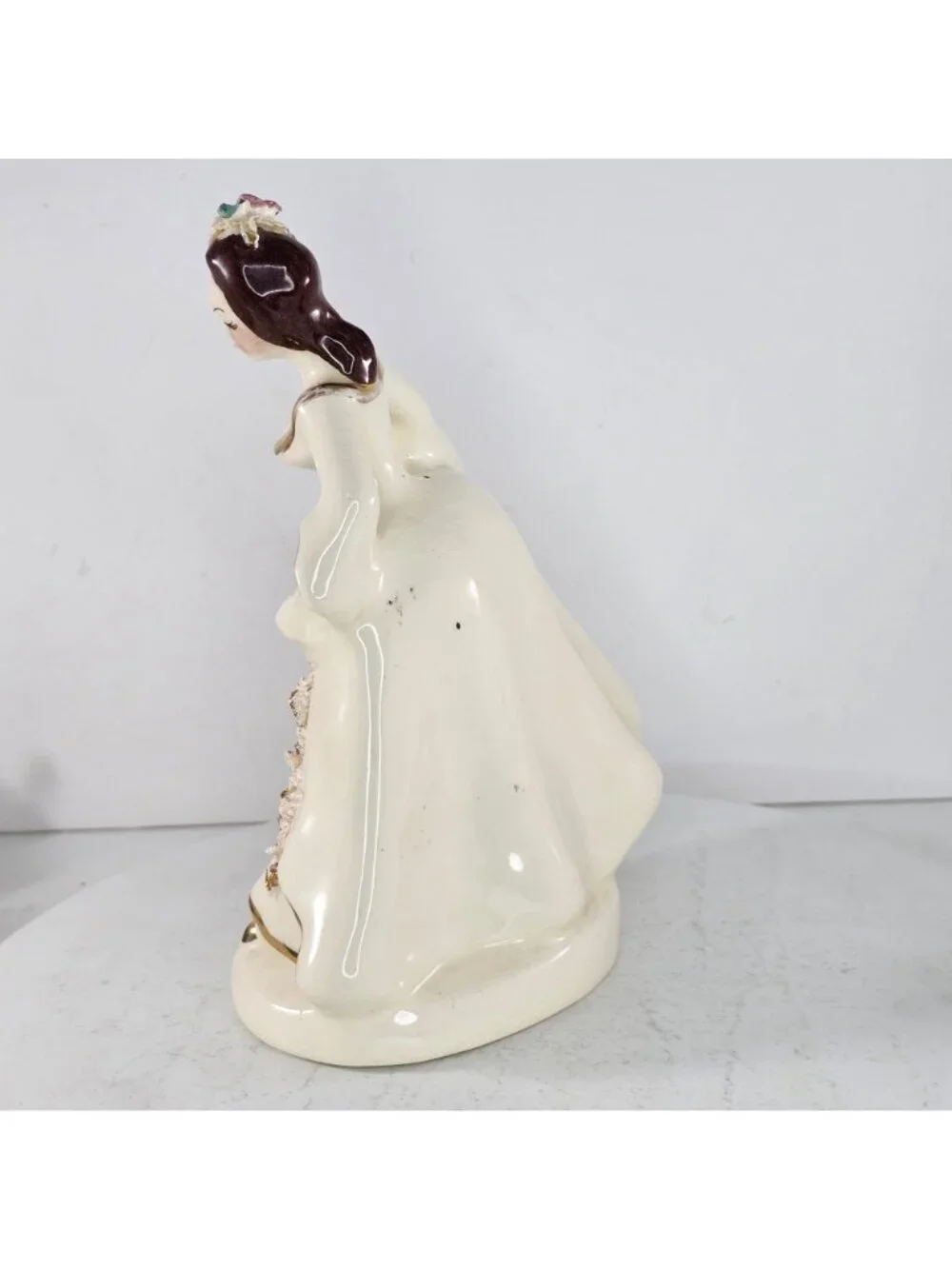 Vintage Kaye Of Hollywood California Pottery Lady Figurine Dorette Saltzman